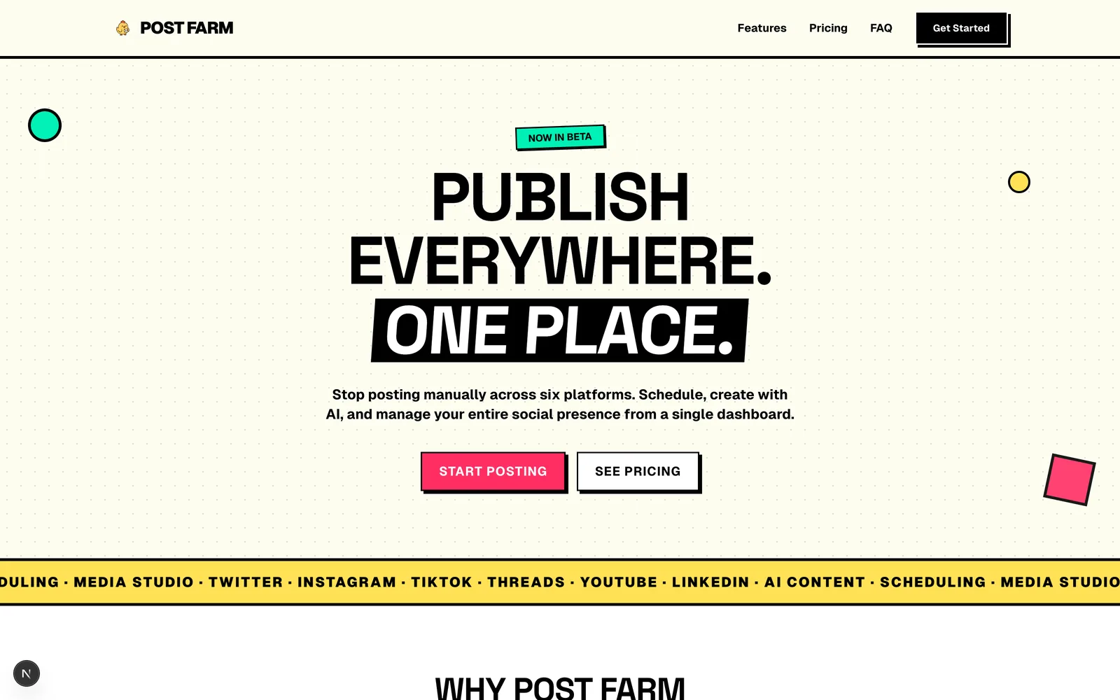 PostFarm — SaaS Platform