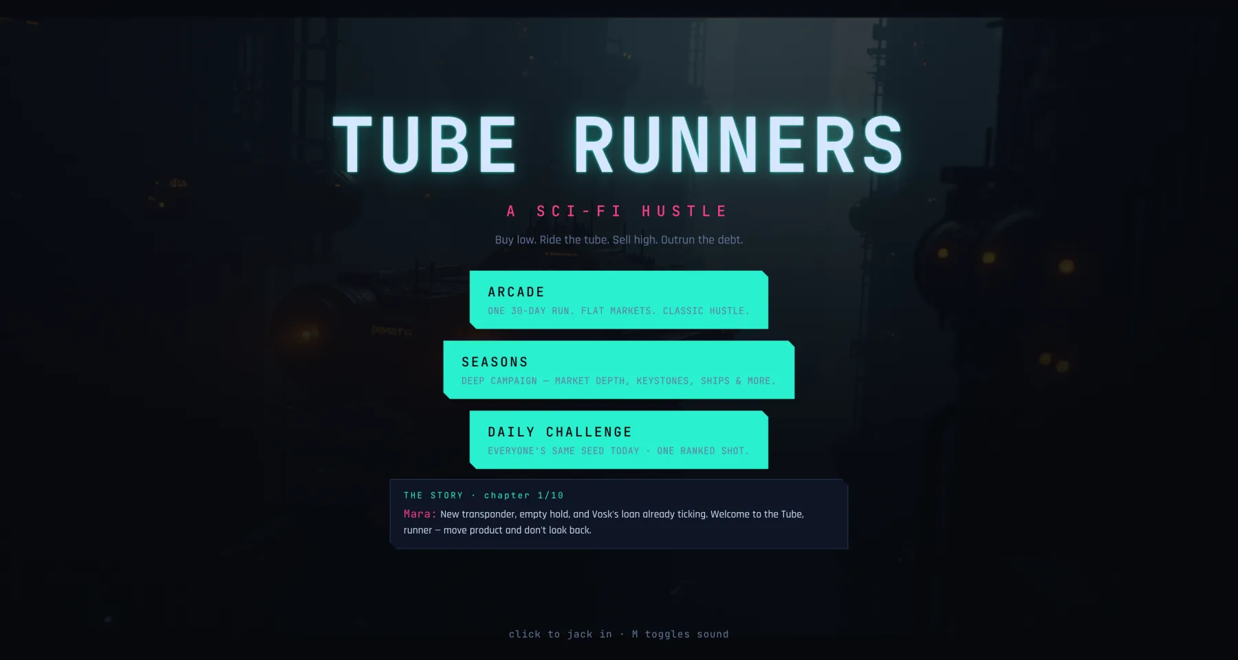 Tube Runners — Web Game · Play Online